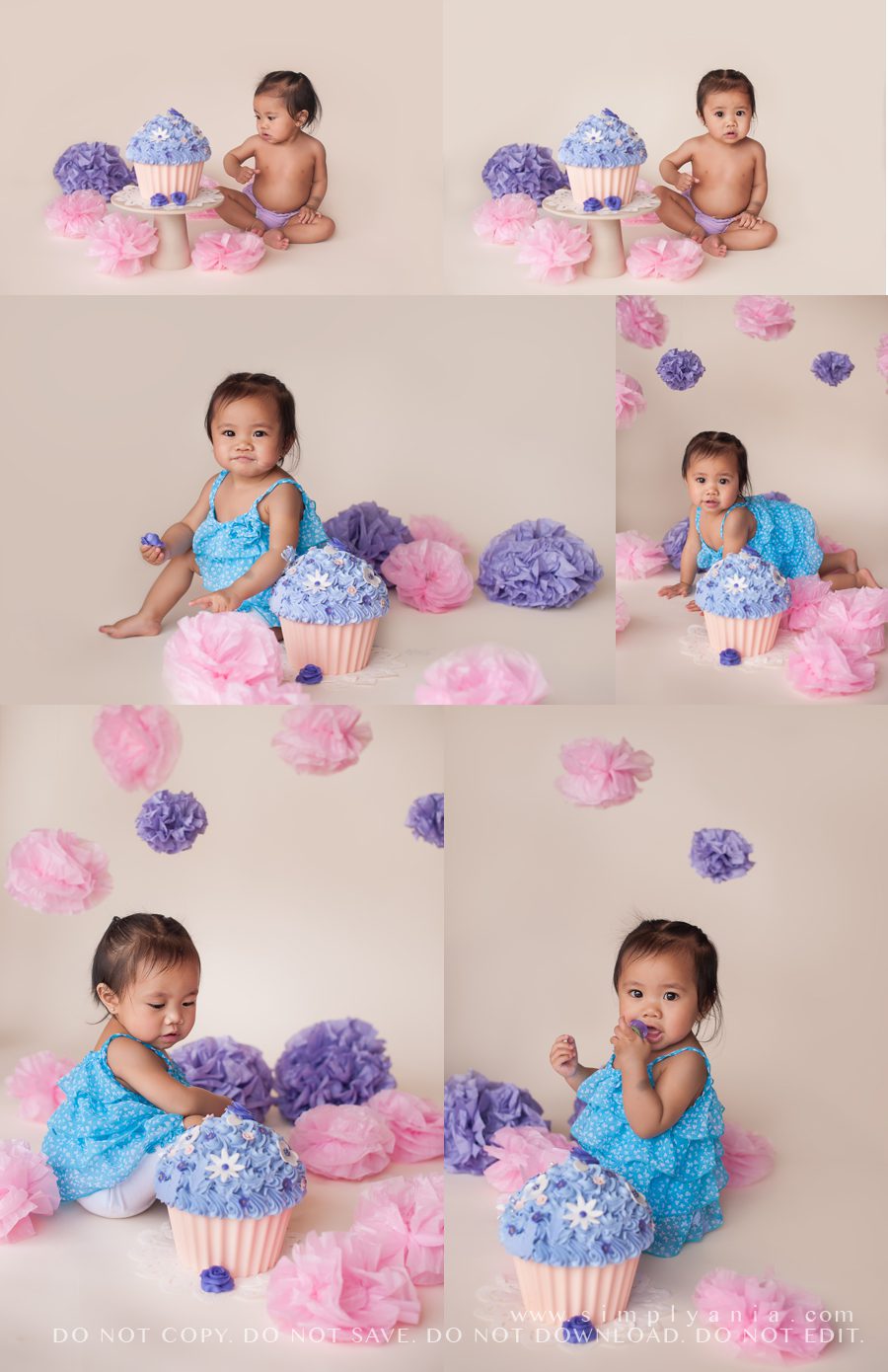 Emilena's Cake Smash by Simply Ania - Okinawa Professional Newborn Photographer 