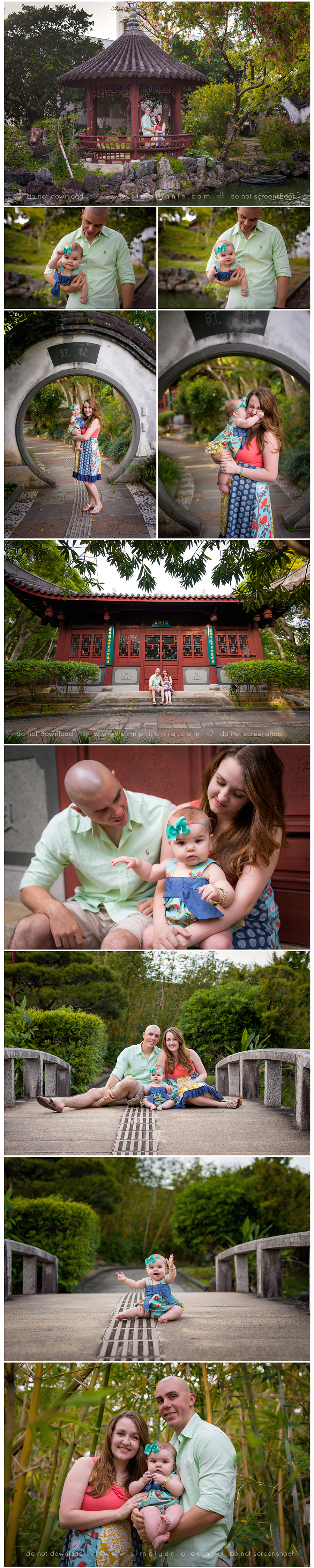 Emma and her family at fukushen gardens 2