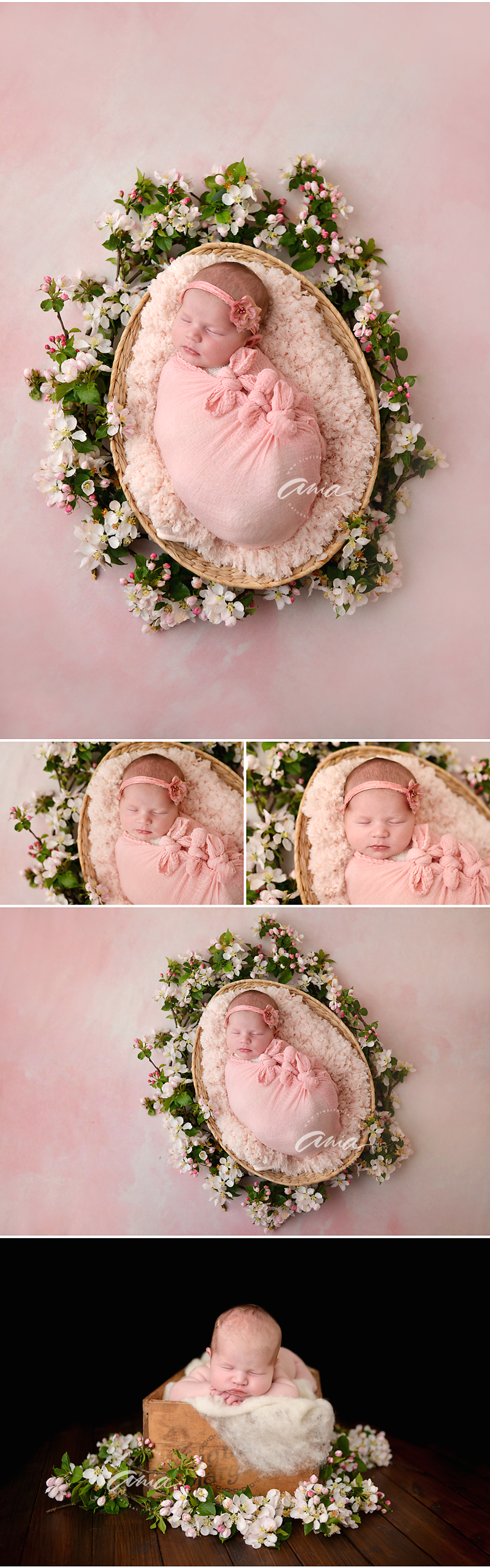 babygirlinflowerslakenheathnewbornphotographer