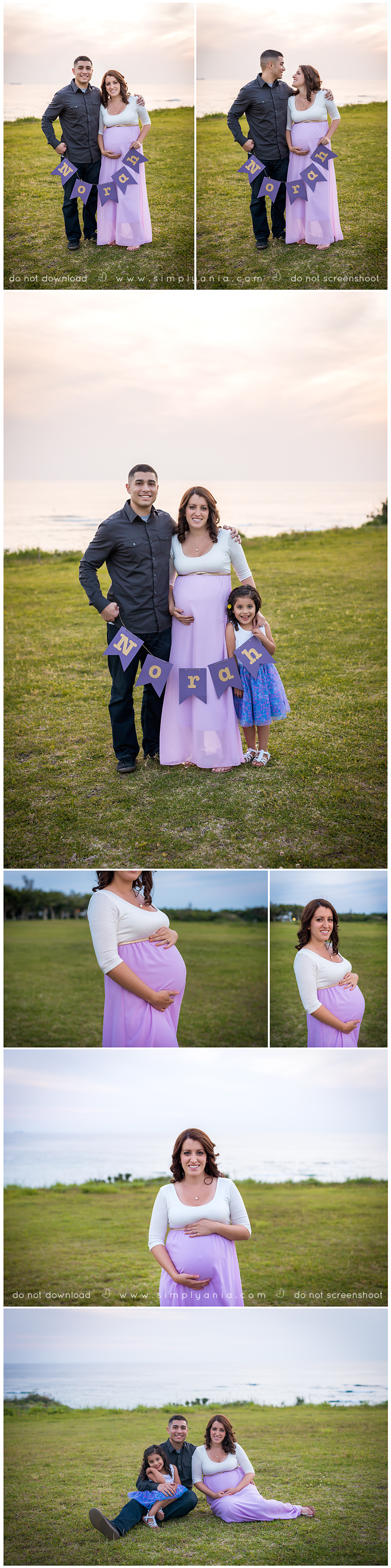 catharine and family during maternity session okinawa 