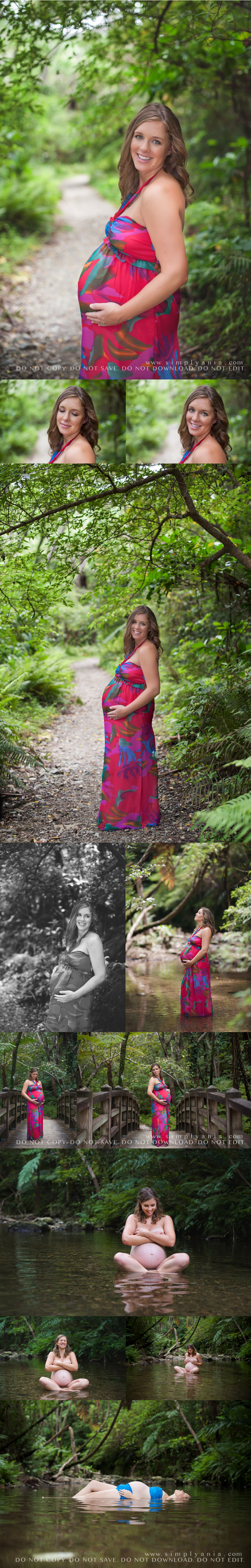 maternity at the waterfalls