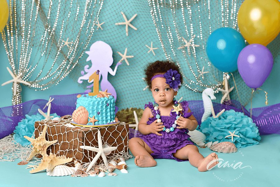 Mermaid cake smash on sale outfit